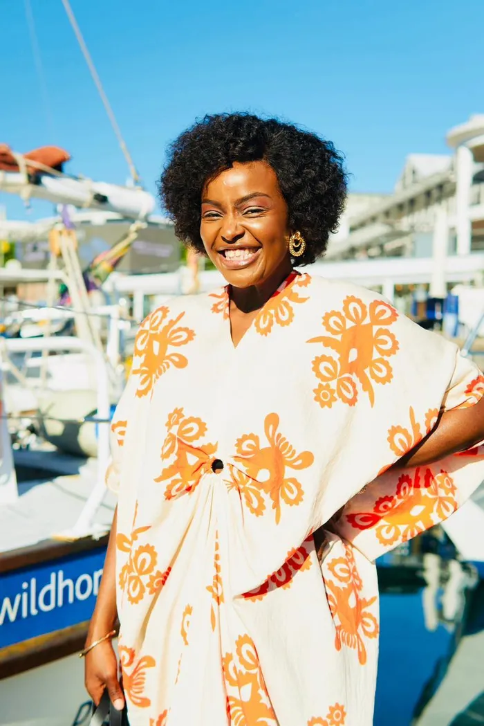 Actress Vele Manenje portrays the "Skeem Saam" character of the Deputy Principal of Turf High, Evelyn Maswahla.