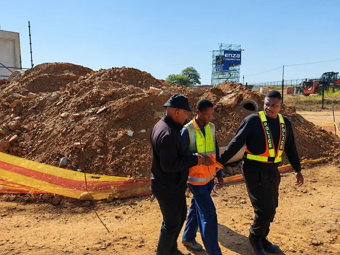 The national high-impact blitz inspection was conducted at the Limpopo Central Hospital construction site. 