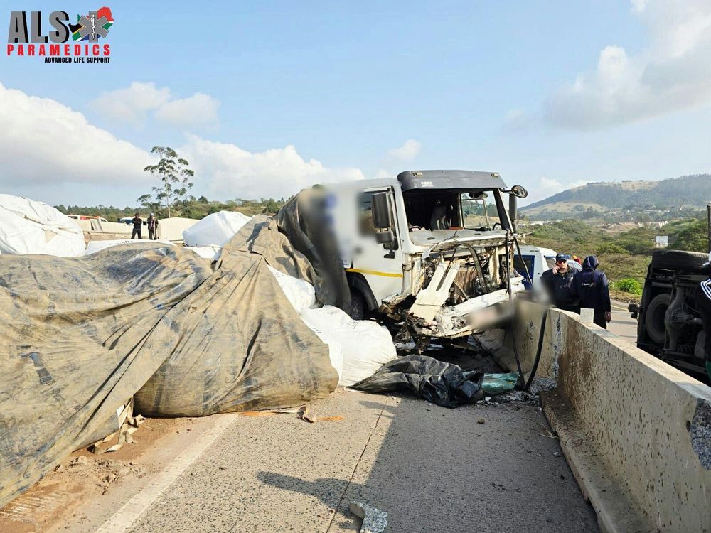 Zambian truck driver arrested after N3 highway pile-up near Peacevale ...