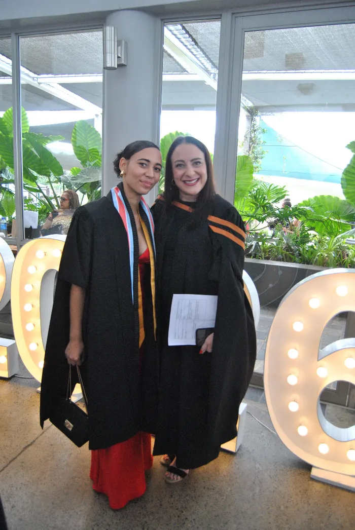 Lameec Crawford, the first in her family to graduate with a degree and with distinction.