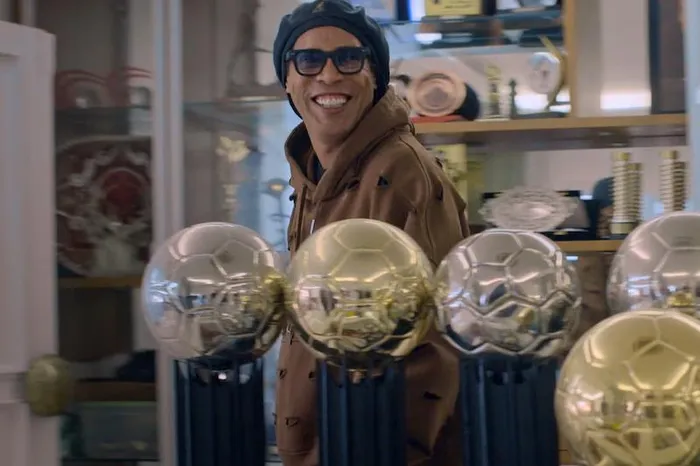 Ronaldinho in the documentary.