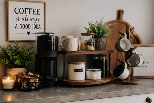 Coffee station ideas that instantly elevate your kitchen
