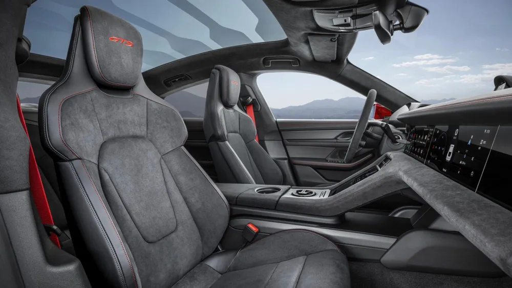 2022 Porsche Taycan GTS interior