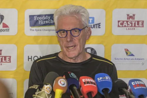 Broos satisfied with Bafana camp, eyes AFCON opener despite absentees