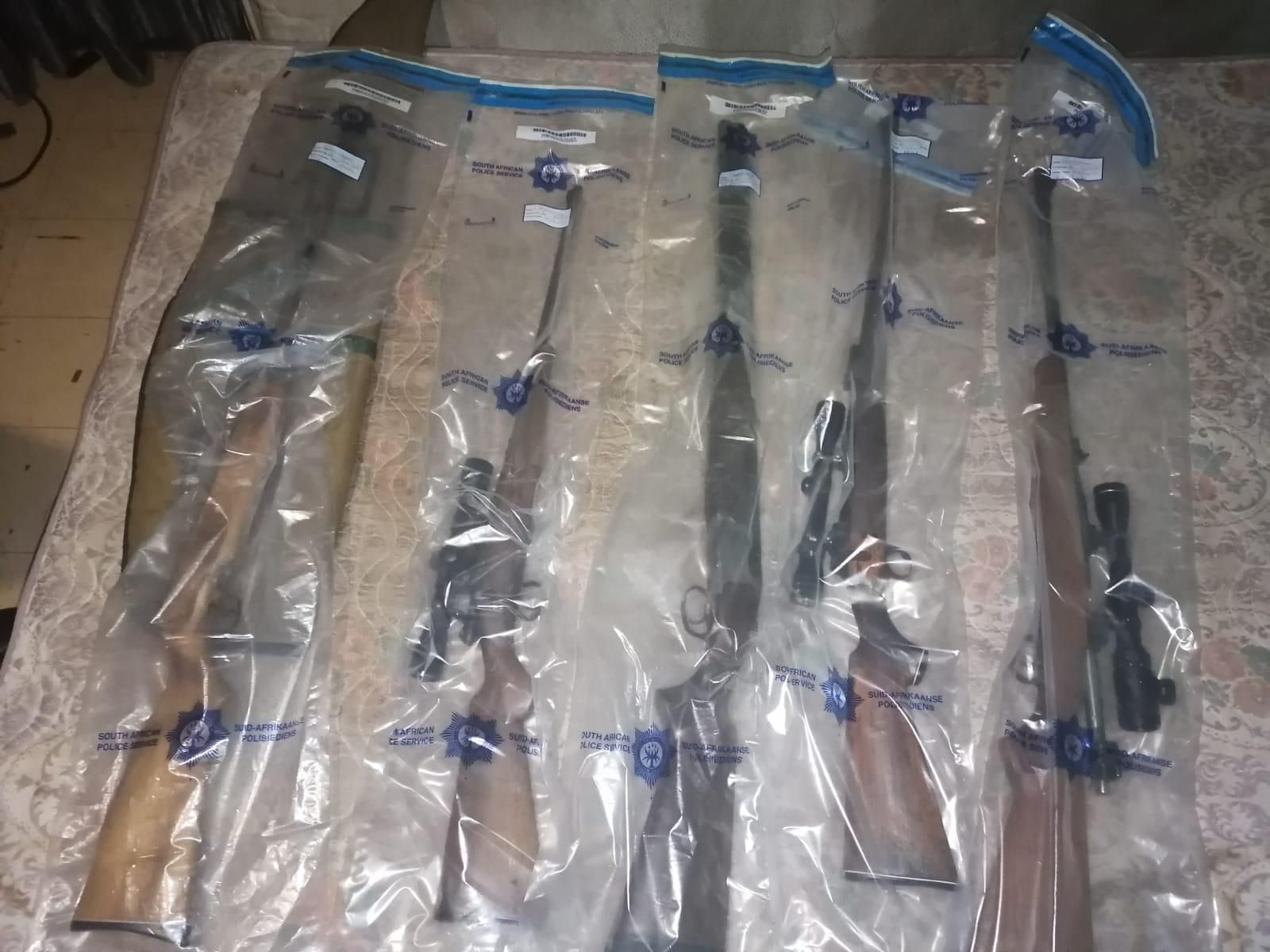 Two arrested in Groblersdal with cache of unlicensed firearms