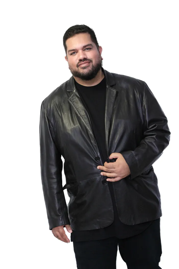 Durban-born comedian Masood Boomgaard. 