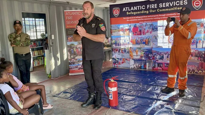 Children from Ubuntu Charity learn fire safety skills with Atlantic ...