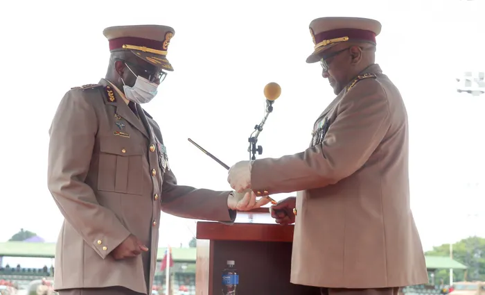 New SANDF surgeon-general Major-General Ntshavheni Peter Maphaha takes ...