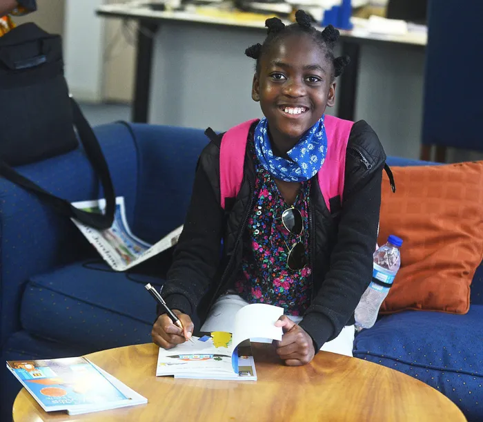 Joburg-based literary child whizz, 13-year-old Stacey Fru, has been shortlisted for the International Children’s Peace Prize 2020 from among 142 entrants from 42 countries. Picture: Courtney Africa/African News Agency (ANA)