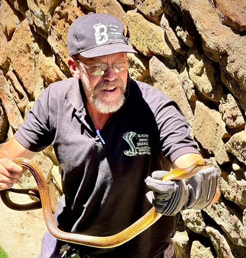 Hottentots Holland Garden Club welcomes snake expert Blackie Swart for vital conservation talk