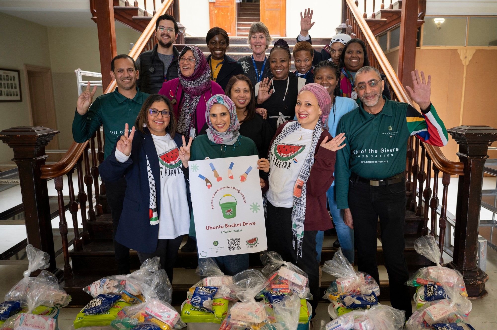 Ubuntu Buckets brings relief for hospital patients
