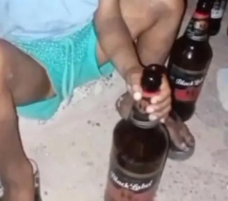 Police investigate after four-year-old boy is filmed being forced to drink beer