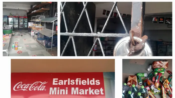  Looting of a mini-market in Earlsfield.