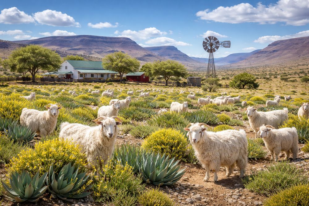 Global mohair supply flourishes in South Africa's desert