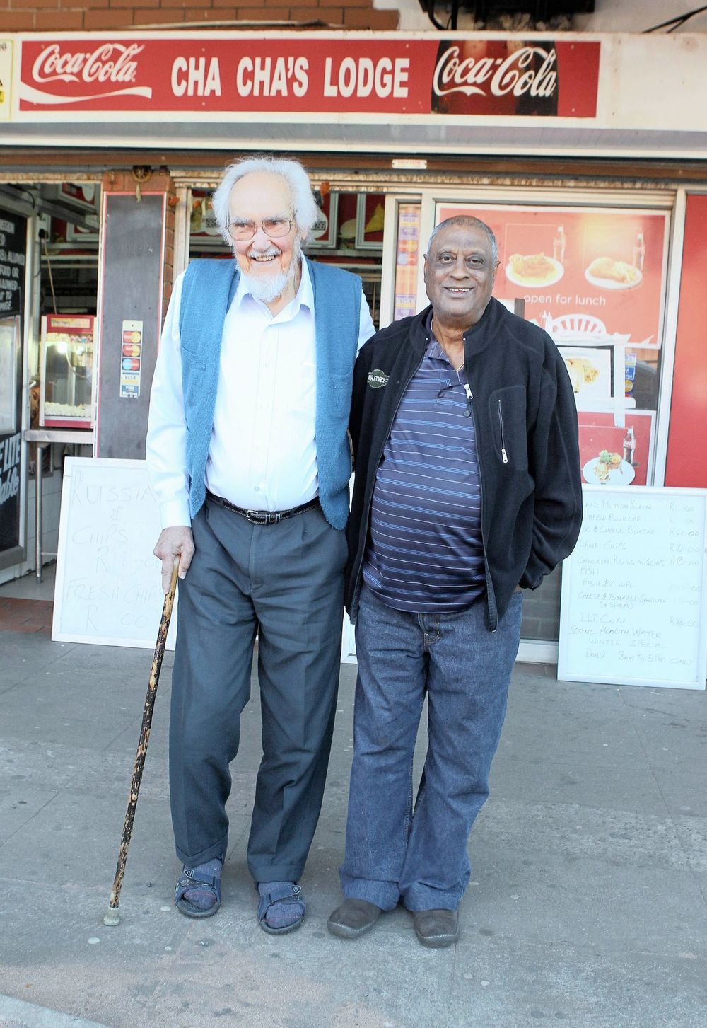 Before the bunny chow... meet Cha Cha's oldest customer