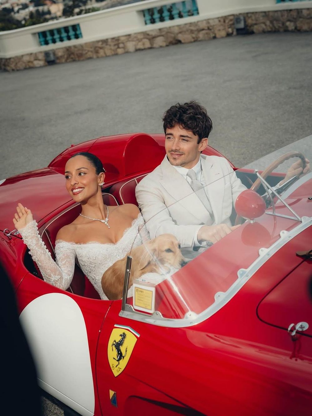 Alexandra Saint Mleux weds F1 star Charles Leclerc in Monaco - inside their stunning wedding day