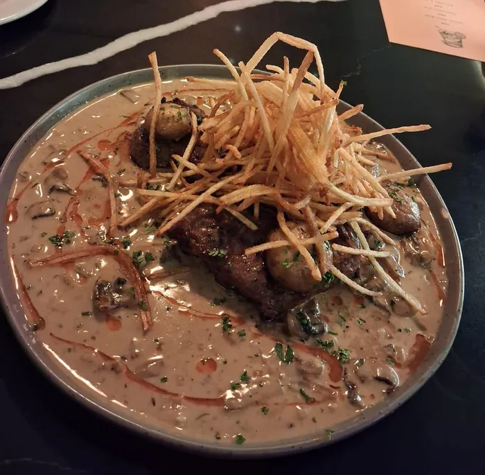 The seared rib eye steak was one of the highlights of the meal. Cooked as requested, it was tender, juicy and full of flavour.