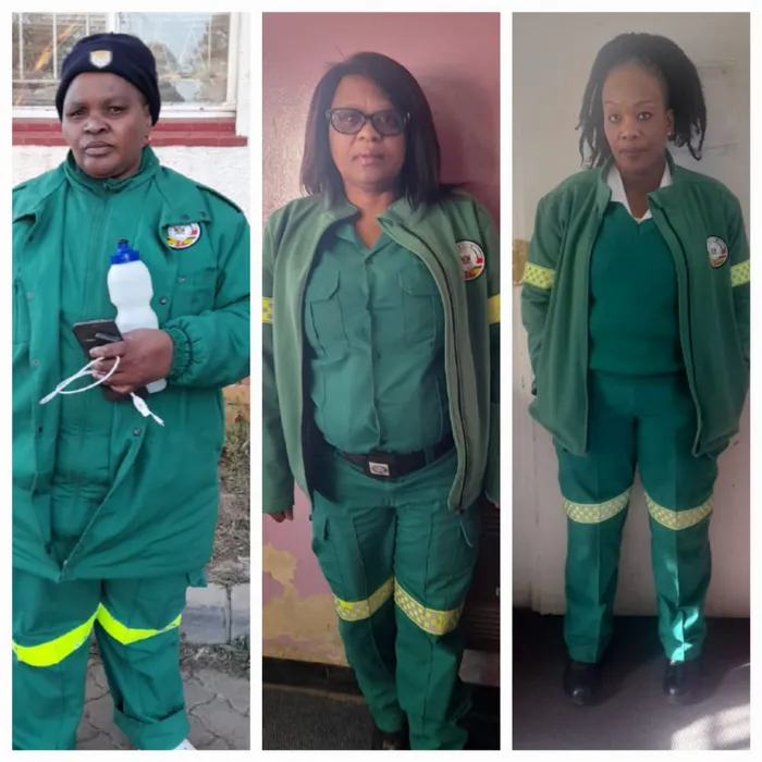 Lebuhang Raisa-Busakwe, Mpelwane Nonceba and Ntombizodwa Precious Sibidla. Picture: Hawks