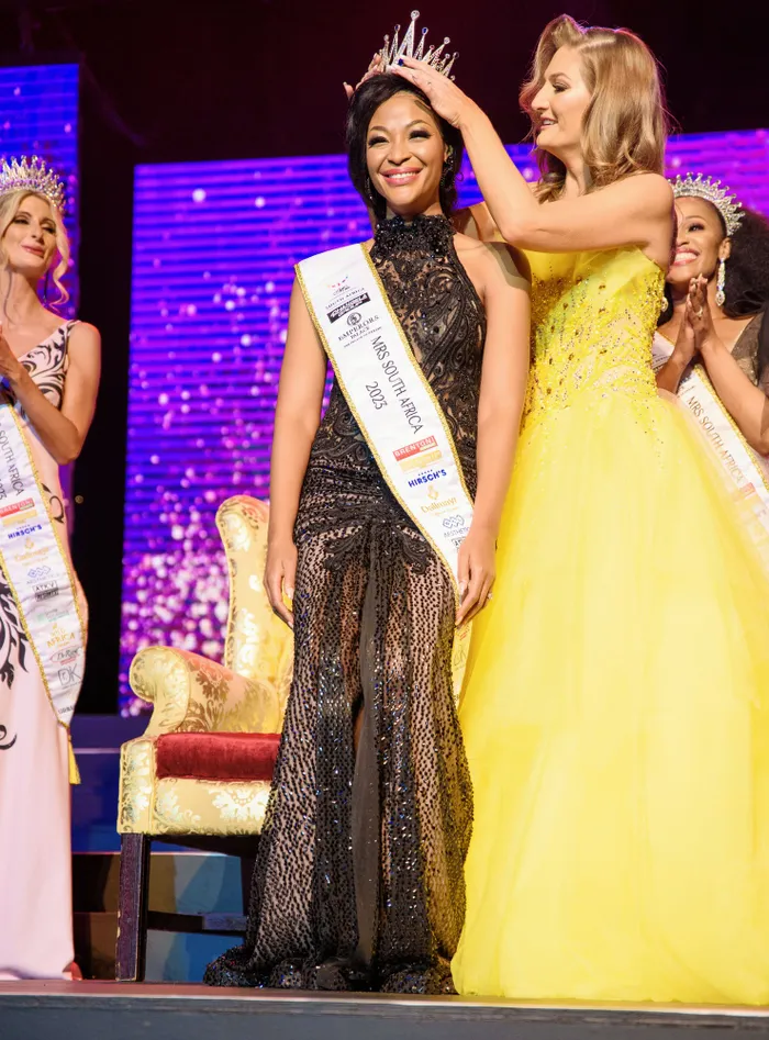 Wife, mother of two and businesswoman Palesa Matjekane was crowned Mrs SA 2023 this weekend. Picture: Supplied.