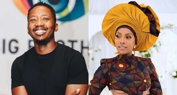 Andile Ncube and Pearl Modiadie. Picture: Instagram