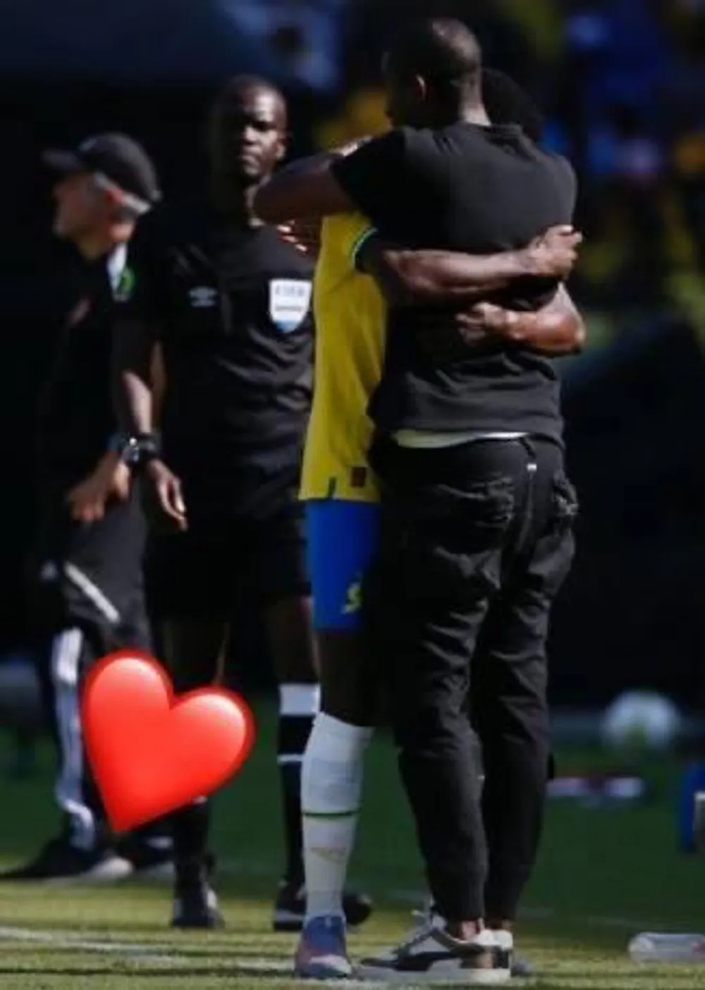 Tebogo Mokoena reacts