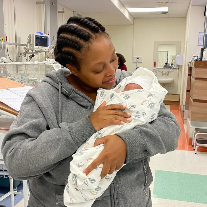 Relebogile Mabotja almost lost her son. Picture: Instagram