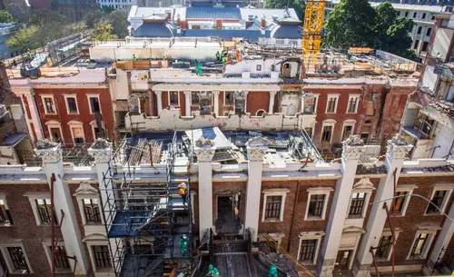 Parliament's R4.68bn rebuild reaches 76% completion, set for June 2027 finish