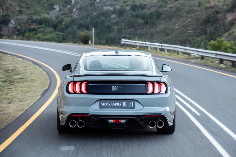 2021 Ford Mustang Mach 1 rear view
