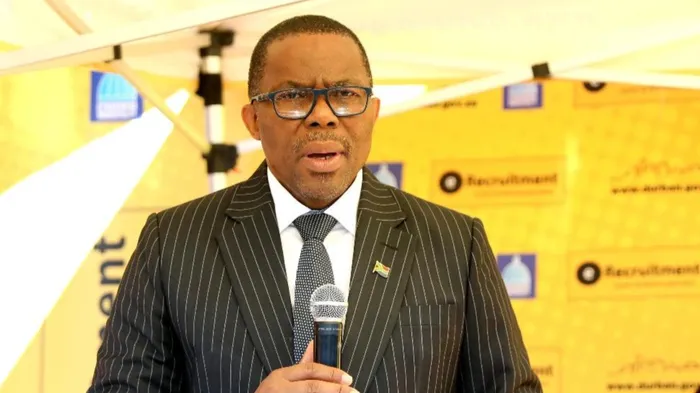 eThekwini mayor Cyril Xaba. The mayor's office has revealed that the City, in partnership with the business sector, will soon roll out a programme to train and place local residents in jobs previously occupied by undocumented foreign nationals.