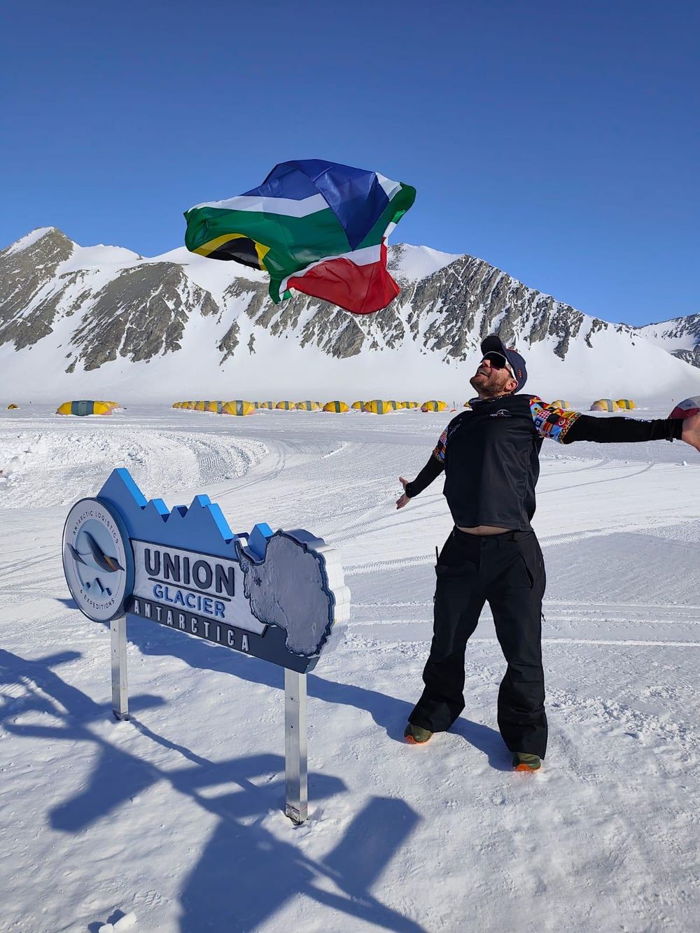 Antarctica's first Obstacle Course Race: KZN staffer Travis Hesom leads the charge