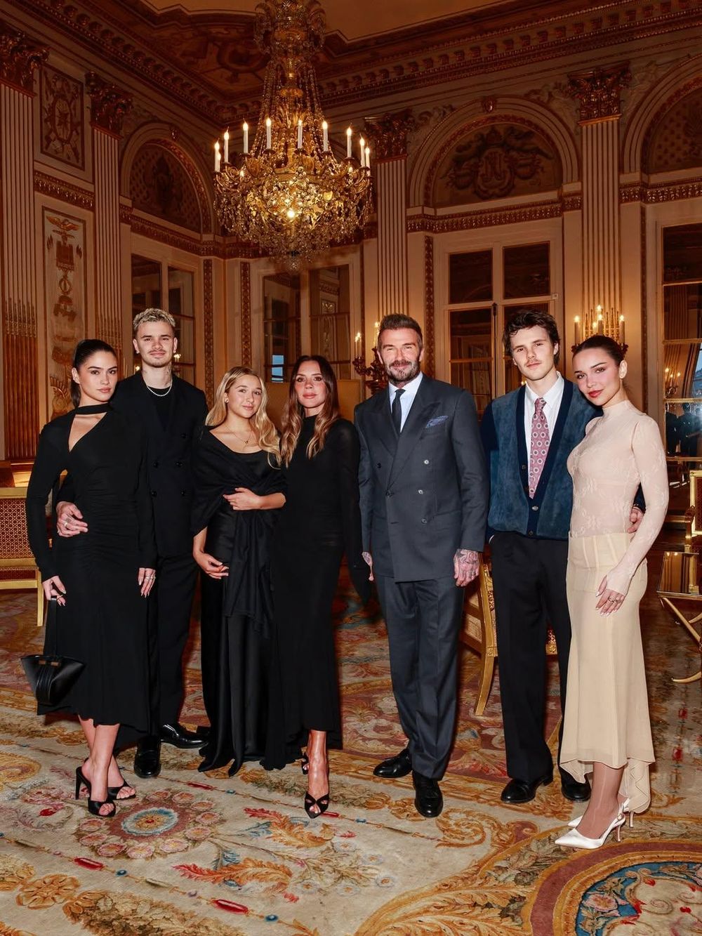 Beckham family unites to celebrate Victoria’s French honour, but Brooklyn absent
