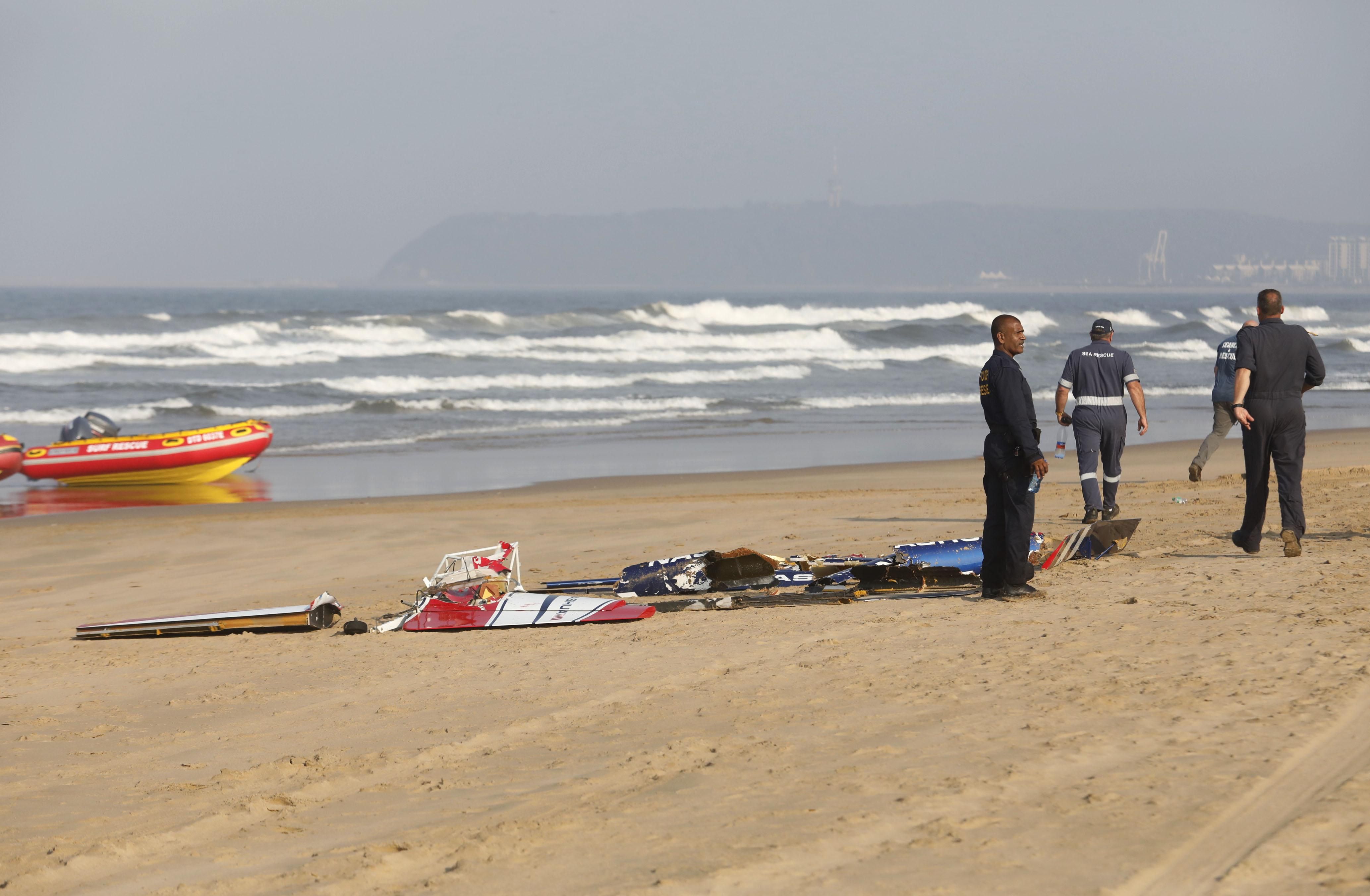 Tragic light aircraft crash at Ushaka Beach Pilot still missing
