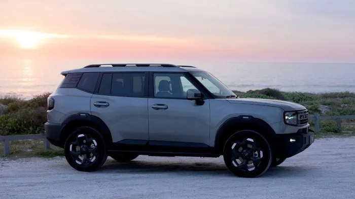 The T1 dials back the off-road theatre, opting instead for a more conventional SUV silhouette.