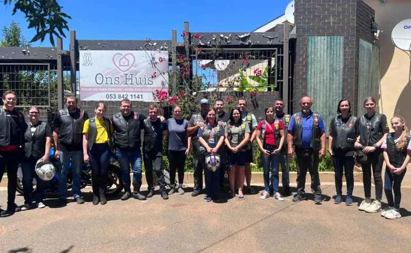 Kimberley bikers unite with open hearts as Christmas Run brings cheer to Ons Huis Old Age Home