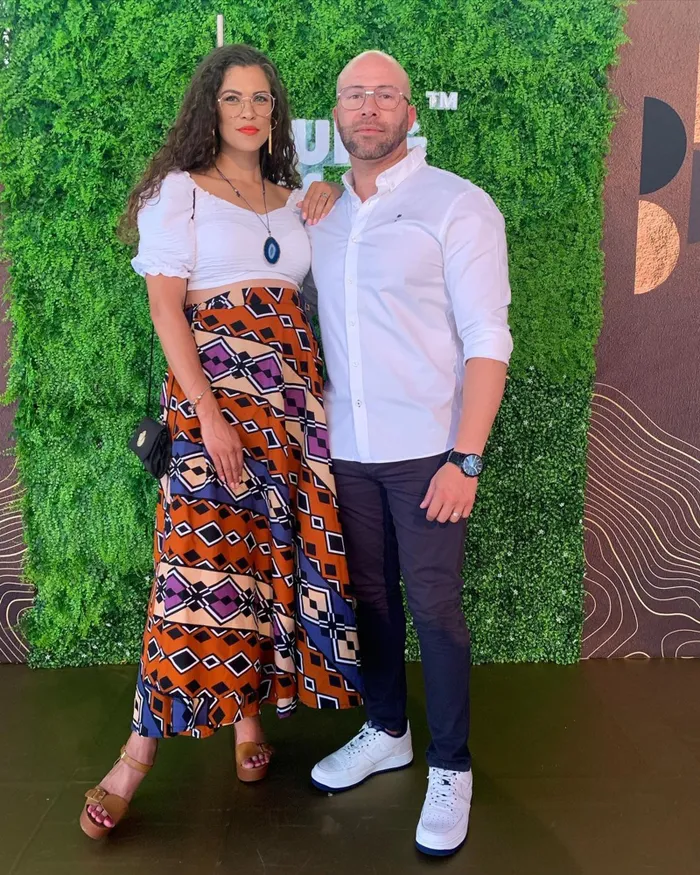 Clint Brink and wife Steffi. Picture: Instagram