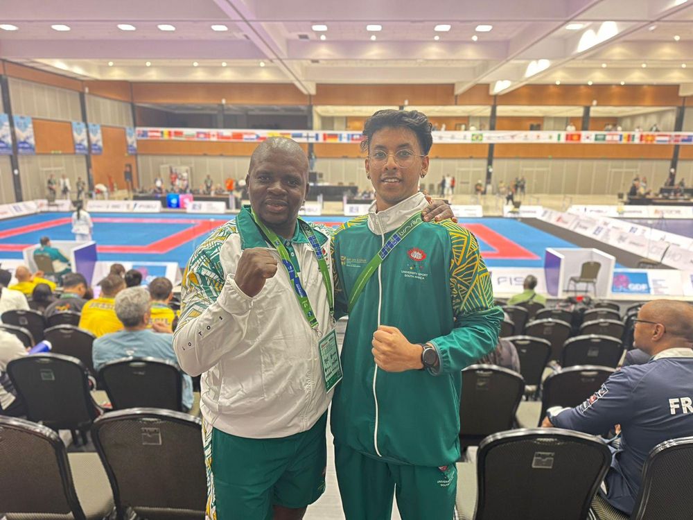Engineering meets karate as Dhruv Heeralal flies SA flag in Brazil