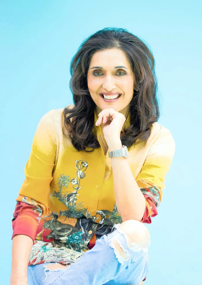 South African-born Meera Singh Santoro, a multimillion-sterling business owner.