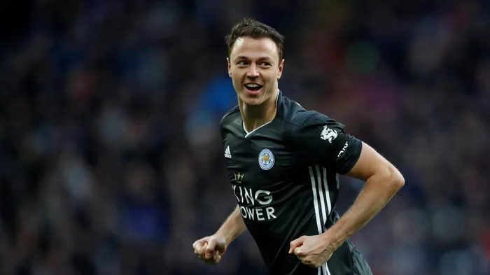 Leicester City center-back Jonny Evans