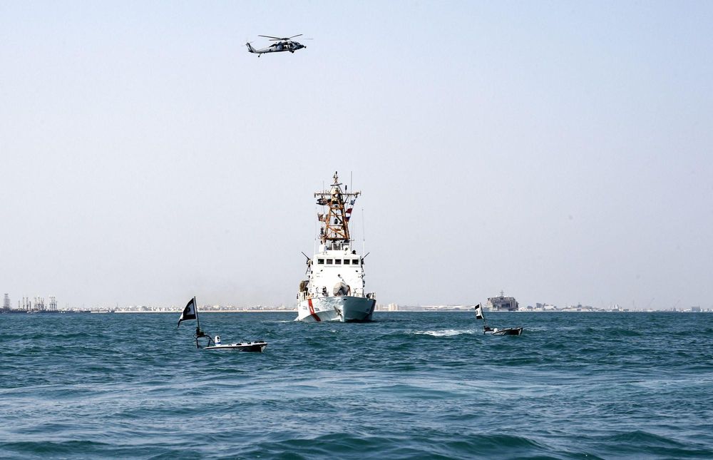 Trump sending 'massive' fleet towards Iran 'just in case'