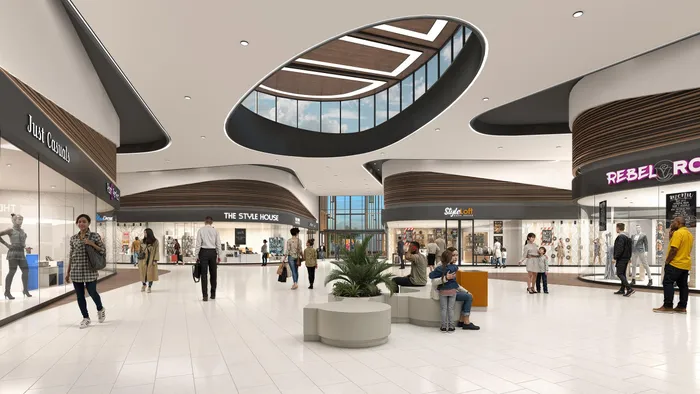A design impression of the interior of the R650 million Grandwest Mall in Cape Town.