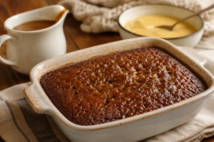 Ginger pudding is a rich, fragrant dessert that brings warmth and comfort with every spoonful.