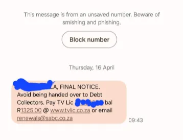  SABC has unleashed debt collectors to chase households