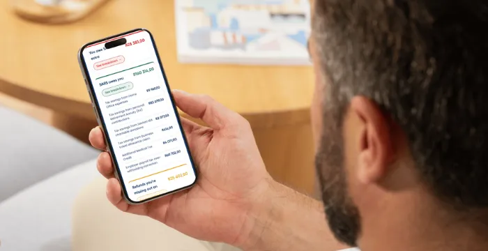 A South African taxpayer utilising TaxClaw.AI to maximise their tax refund this season.