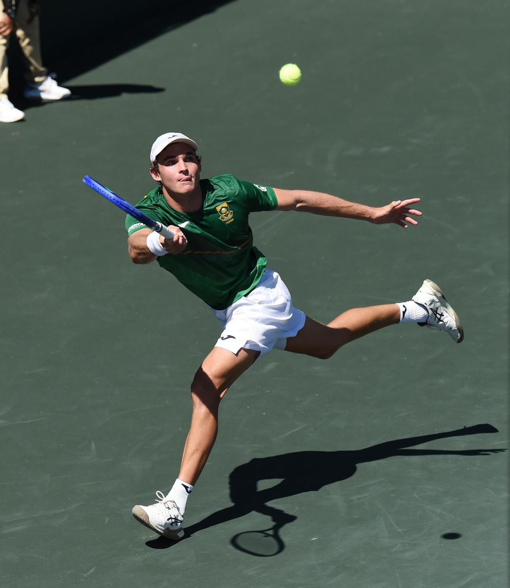 Alec Beckley seals dramatic Davis Cup victory for South Africa over Montenegro