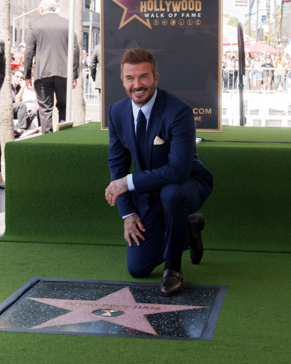 Karishma Dipa|Published 1 minute ago WATCH: David Beckham celebrates emotional Hollywood Walk of Fame star with family