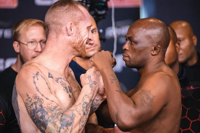 JP Kruger and Conrad Seabi go face-to-face ahead of their EFC 103 main event on Thursday.