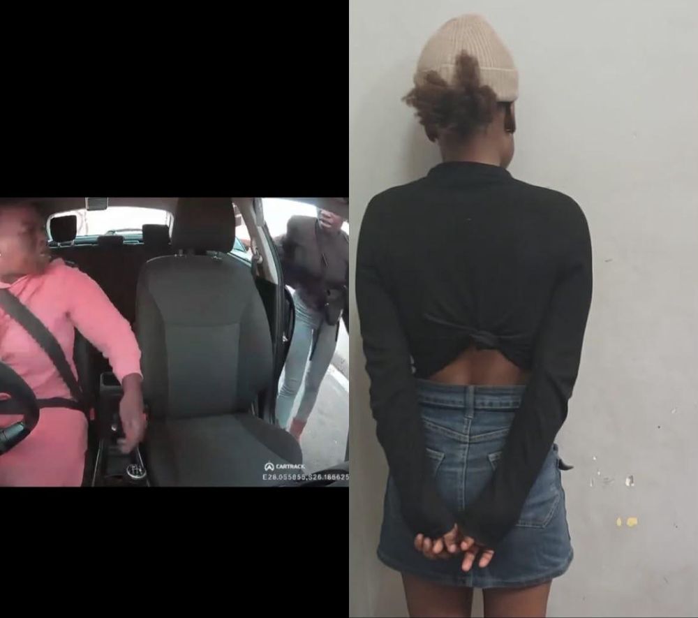 WATCH | 23-year-old woman arrested after alleged e-hailing robbery caught on camera - IOL
