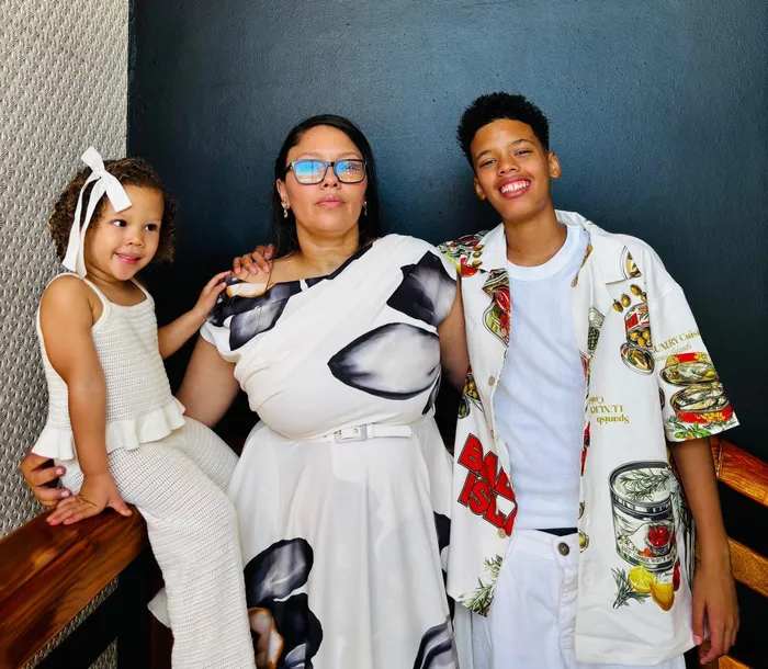 Roshni Williams with Mila and Mikyle — the home team