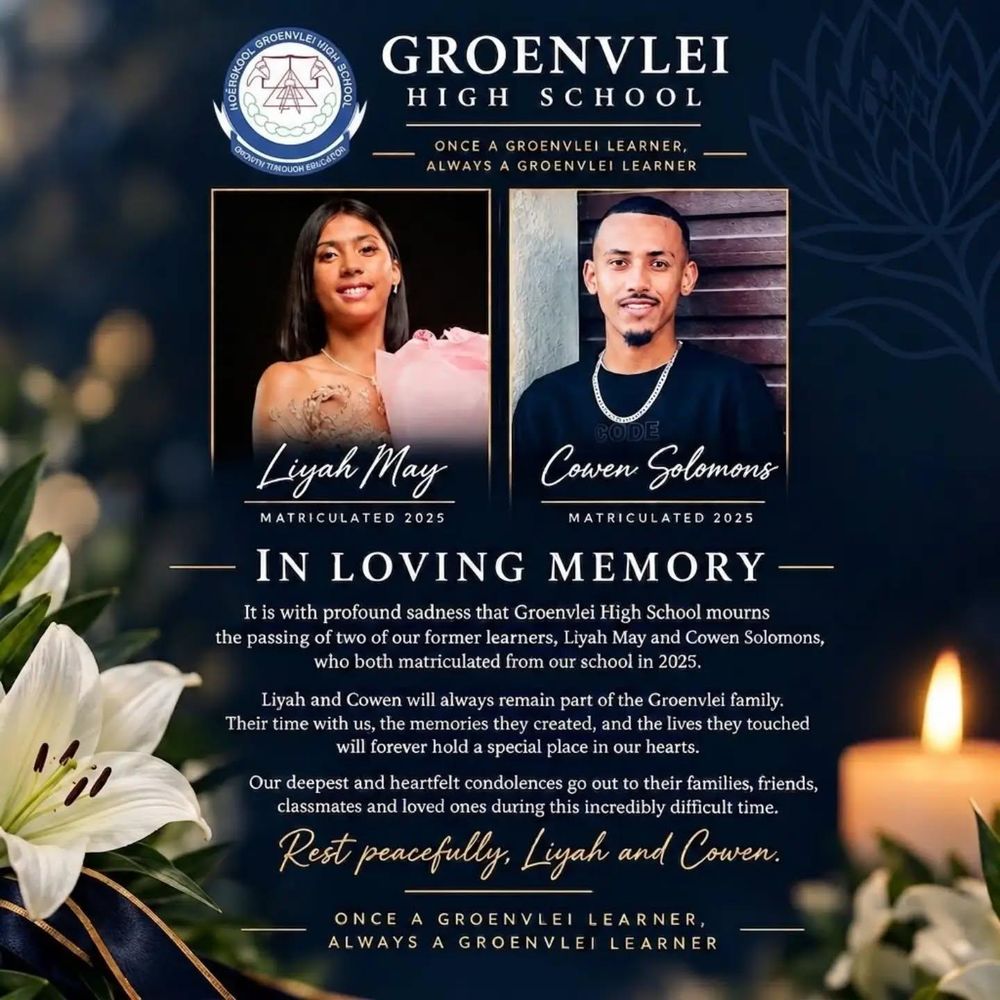 Former Groenvlei High learner killed in Hanover Park shooting - IOL