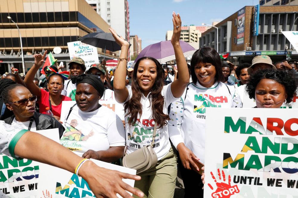 March and March protesters call for urgent action on GBVF in Durban